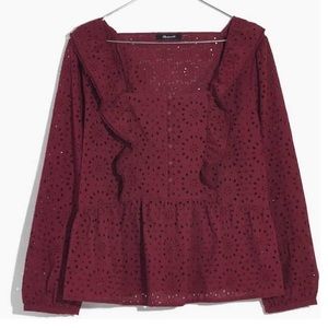 Madewell Eyelet Top